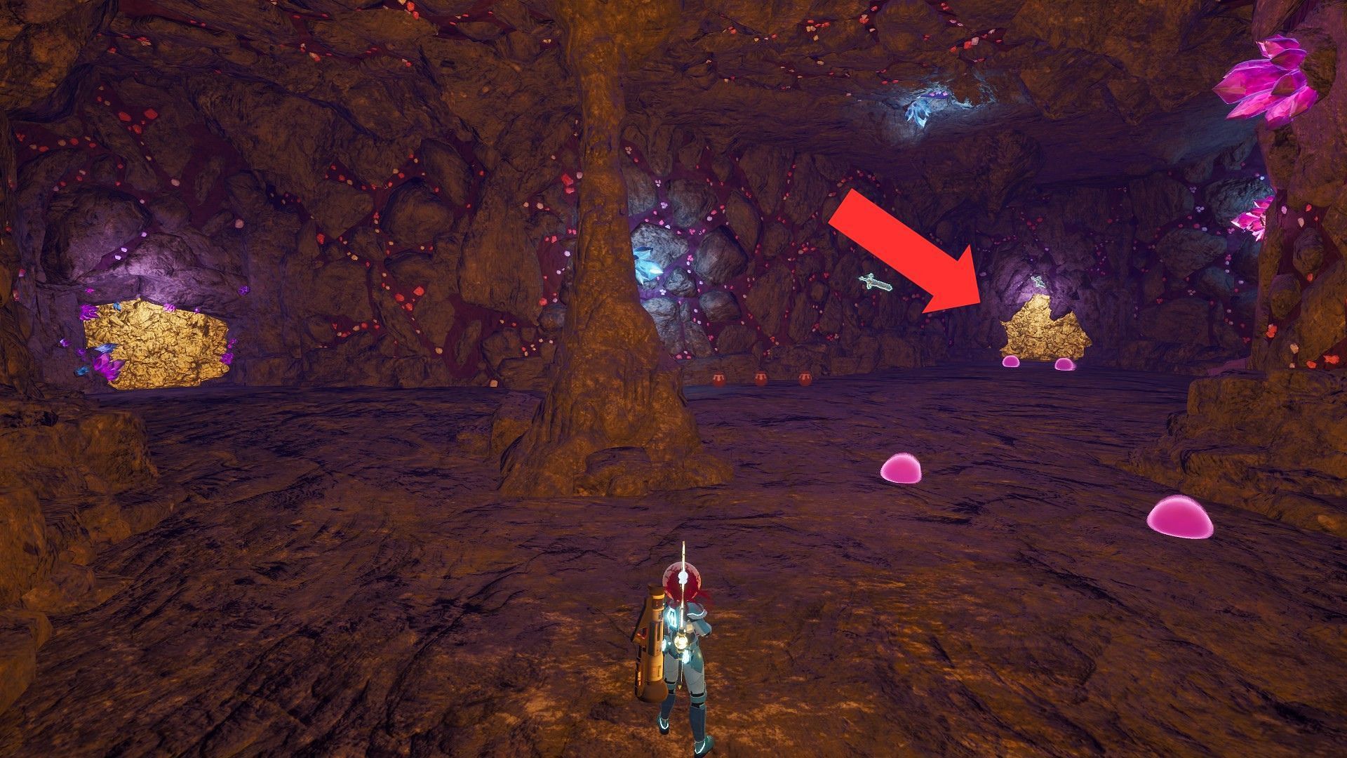 Break the golden wall on the right (Image via Pocketpair)